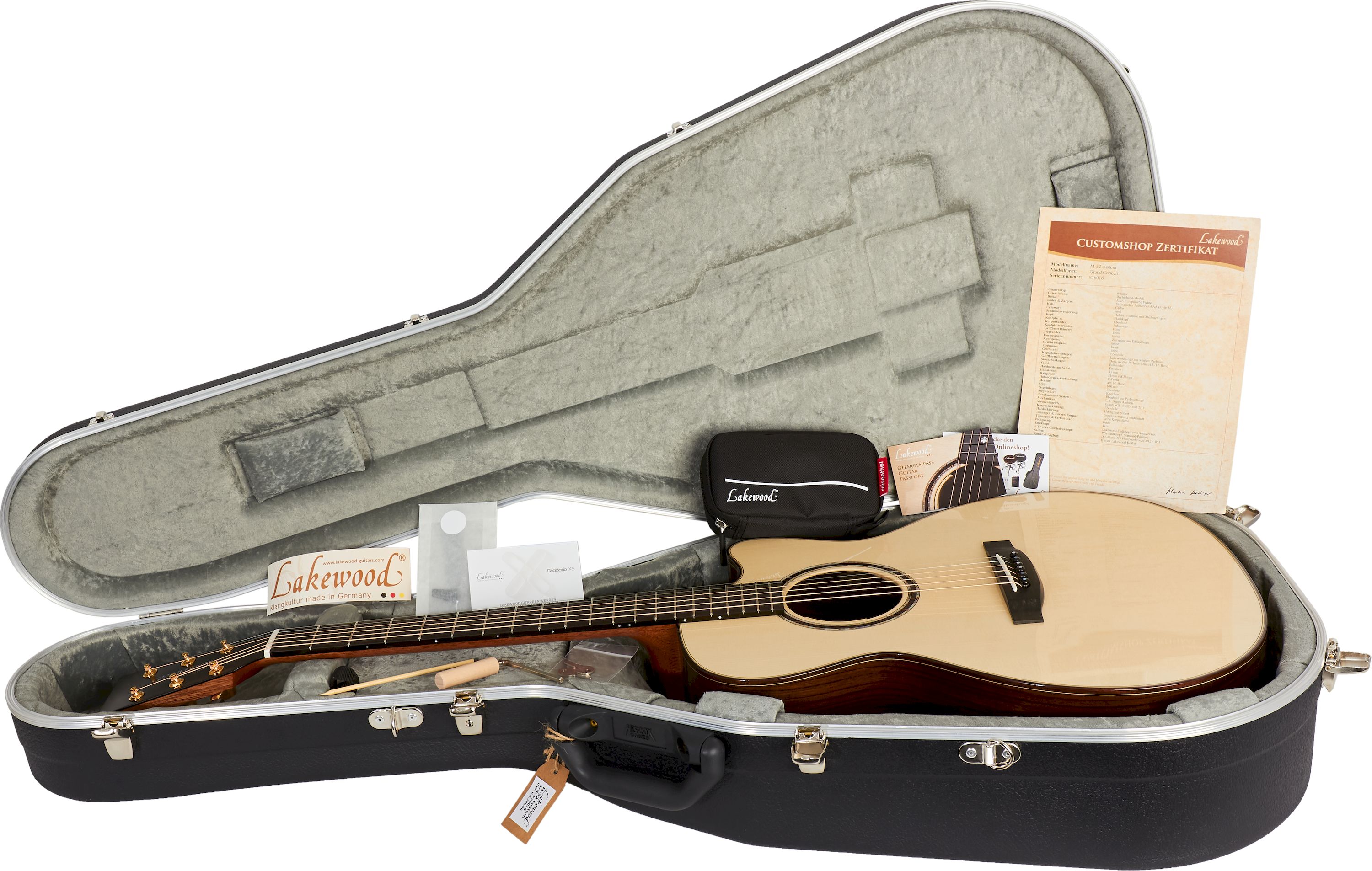 Lakewood M-32 CP Custom Dots-43er Sattelbreite – Bild 9