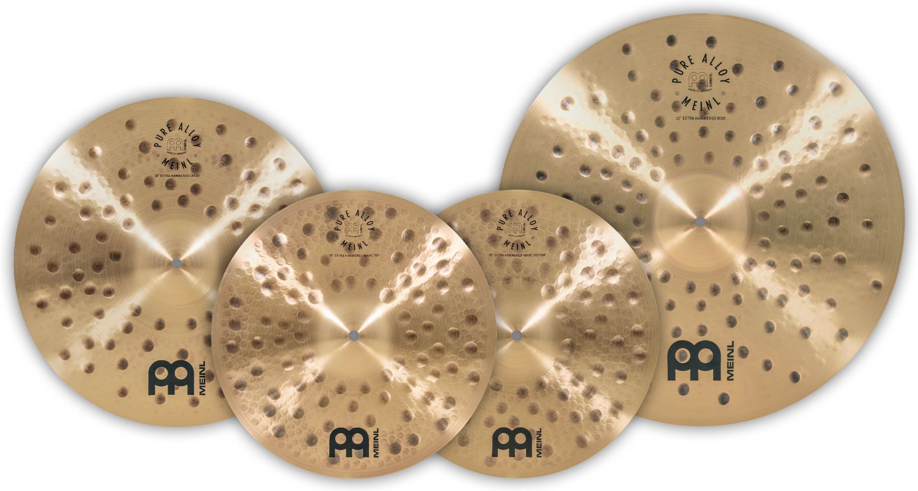 Meinl PA-CS1 Pure Alloy Complete Cymbal Set Meinl PA-CS1 Pure Alloy Complete Cymbal Set
