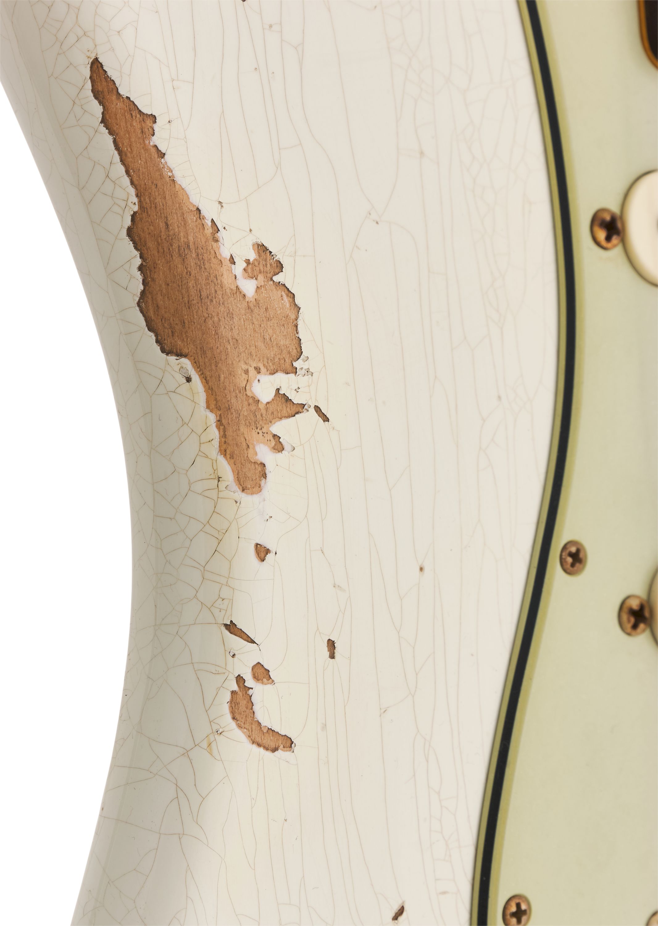 Fender Custom Shop 1964 L-Series Stratocaster Heavy Relic Aged Olympic White – Bild 7