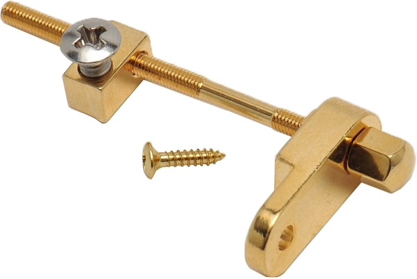 Göldo Schlagbrett Halter für Jazzgitarren gold
