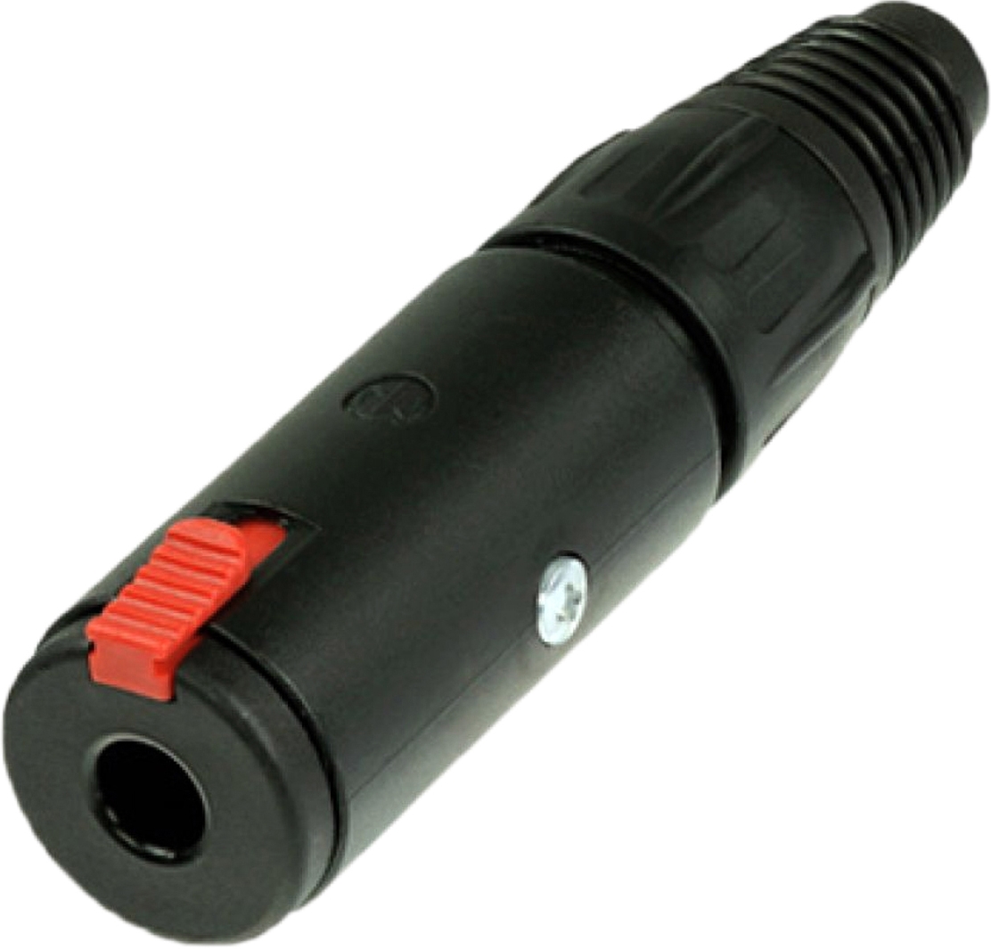 Neutrik NJ 3FC 6 BAG Kl.-Kabelkuppl.stereo sw