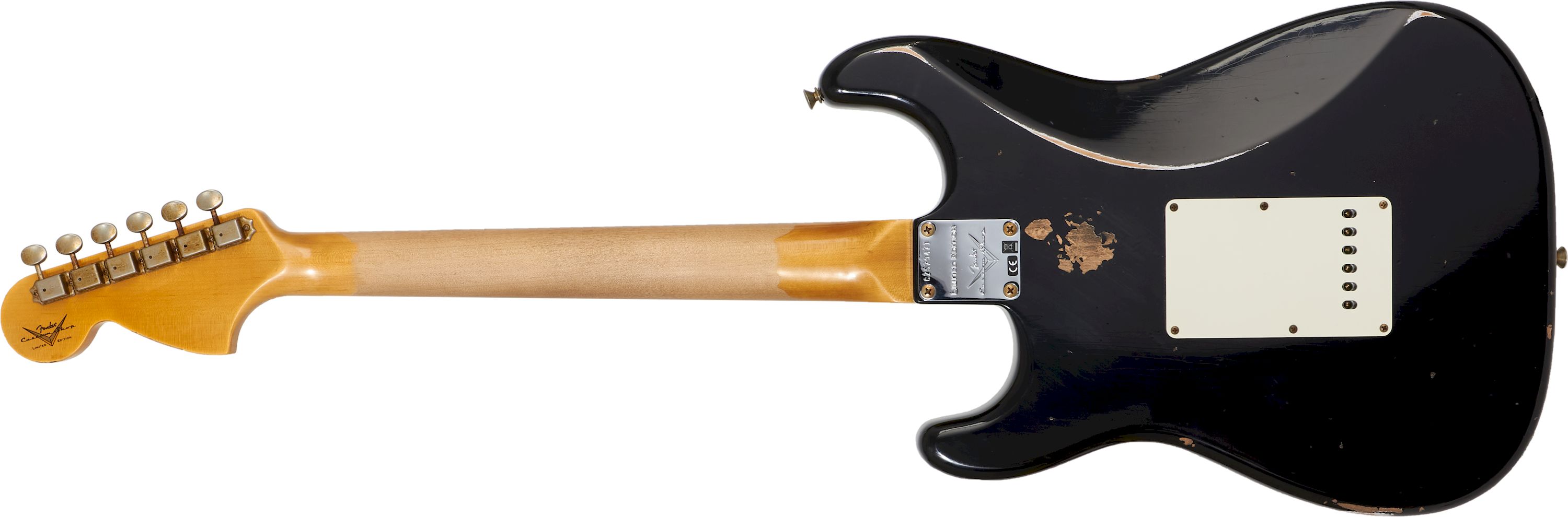 Fender Custom Shop 1967 Stratocaster HSS Relic Aged Black Limited Edition – Bild 2