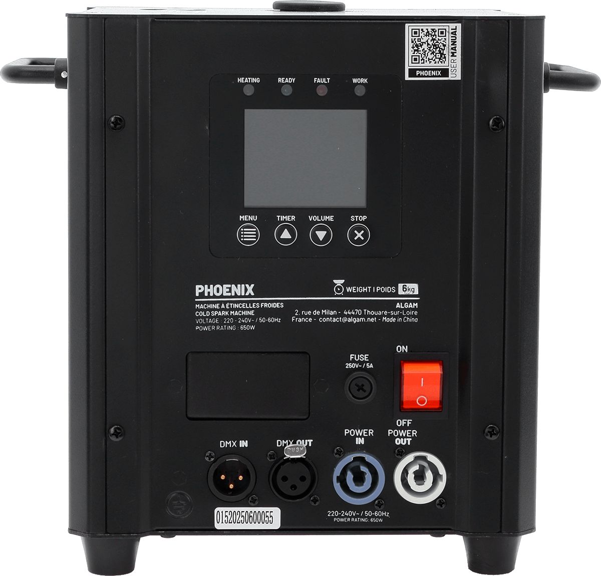 Algam Lighting Phoenix Spark Maschine – Bild 4