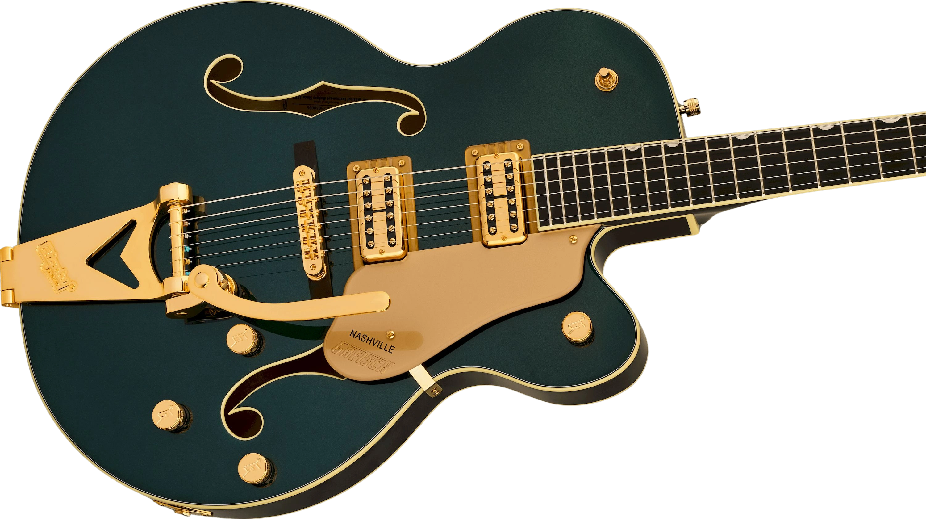 Gretsch Synchromatic Nashville Hollow Body Single-Cut Bigsby Cadillac Green – Bild 3