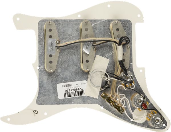 Fender Pre-Wired Strat Pickguard Custom Shop Custom 69 Pickups Parchment PG 11-Hole – Bild 2
