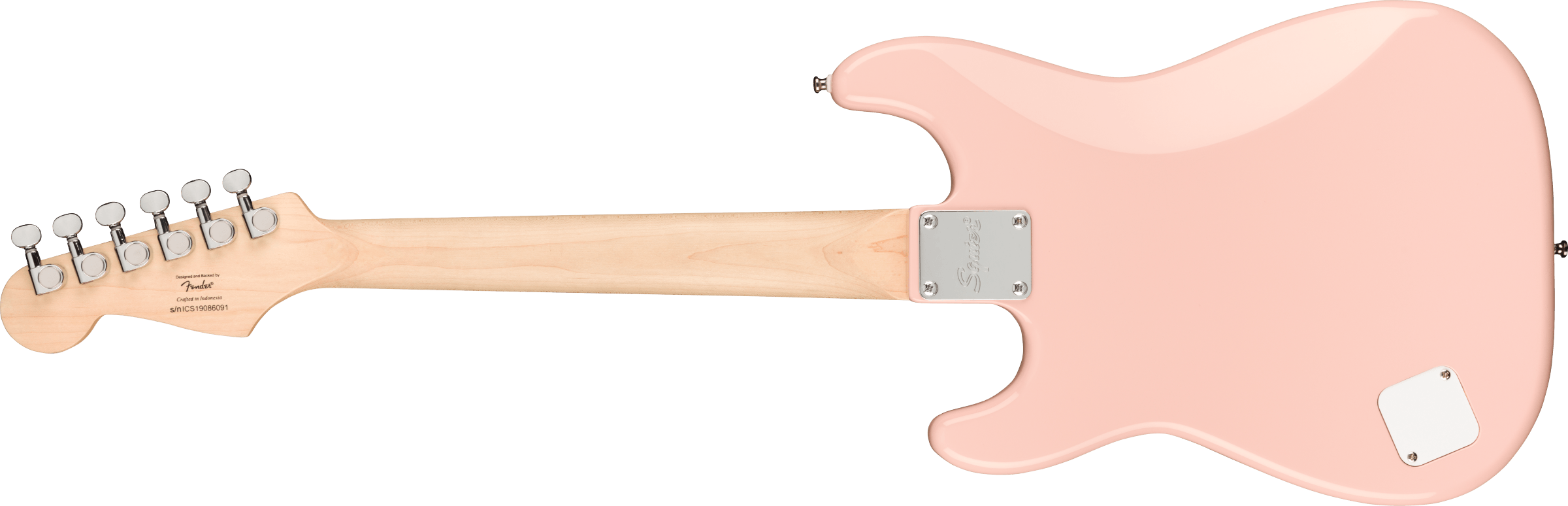 Fender Squier MINI Stratocaster Shell Pink – Bild 2