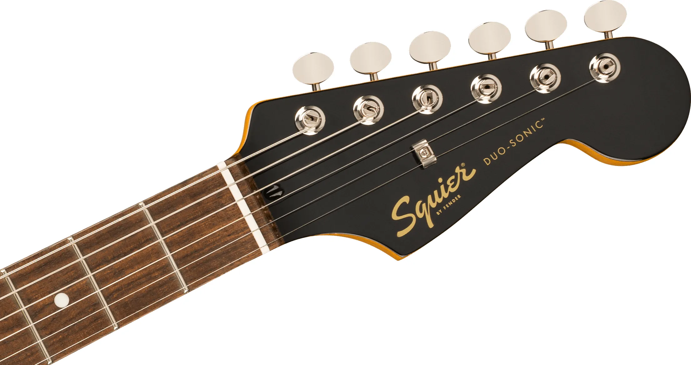 Fender Squier Classic Vibe FSR Duo-Sonic HS Black with Matching Headstock – Bild 4