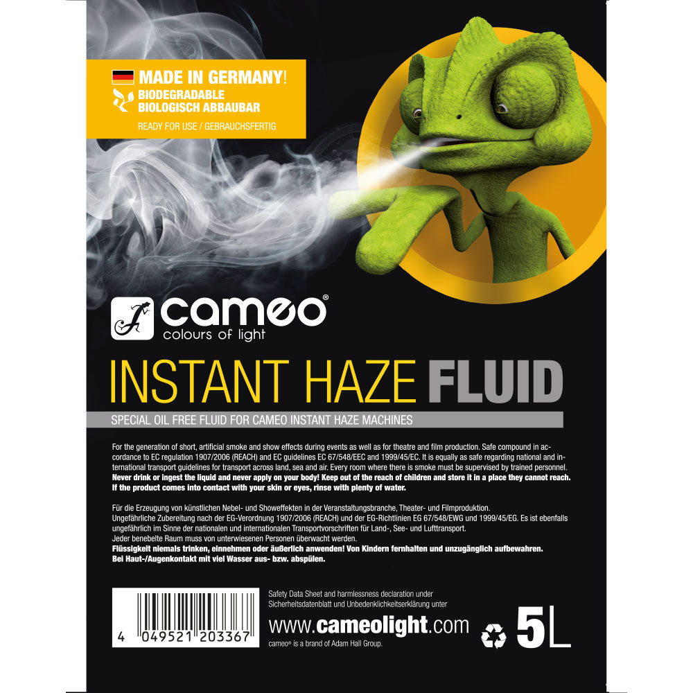 Cameo INSTANT HAZE FLUID 5L – Bild 2