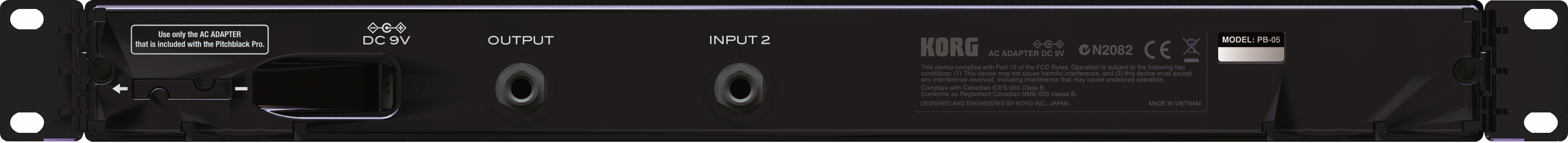 Korg Pitchblack Pro Racktuner