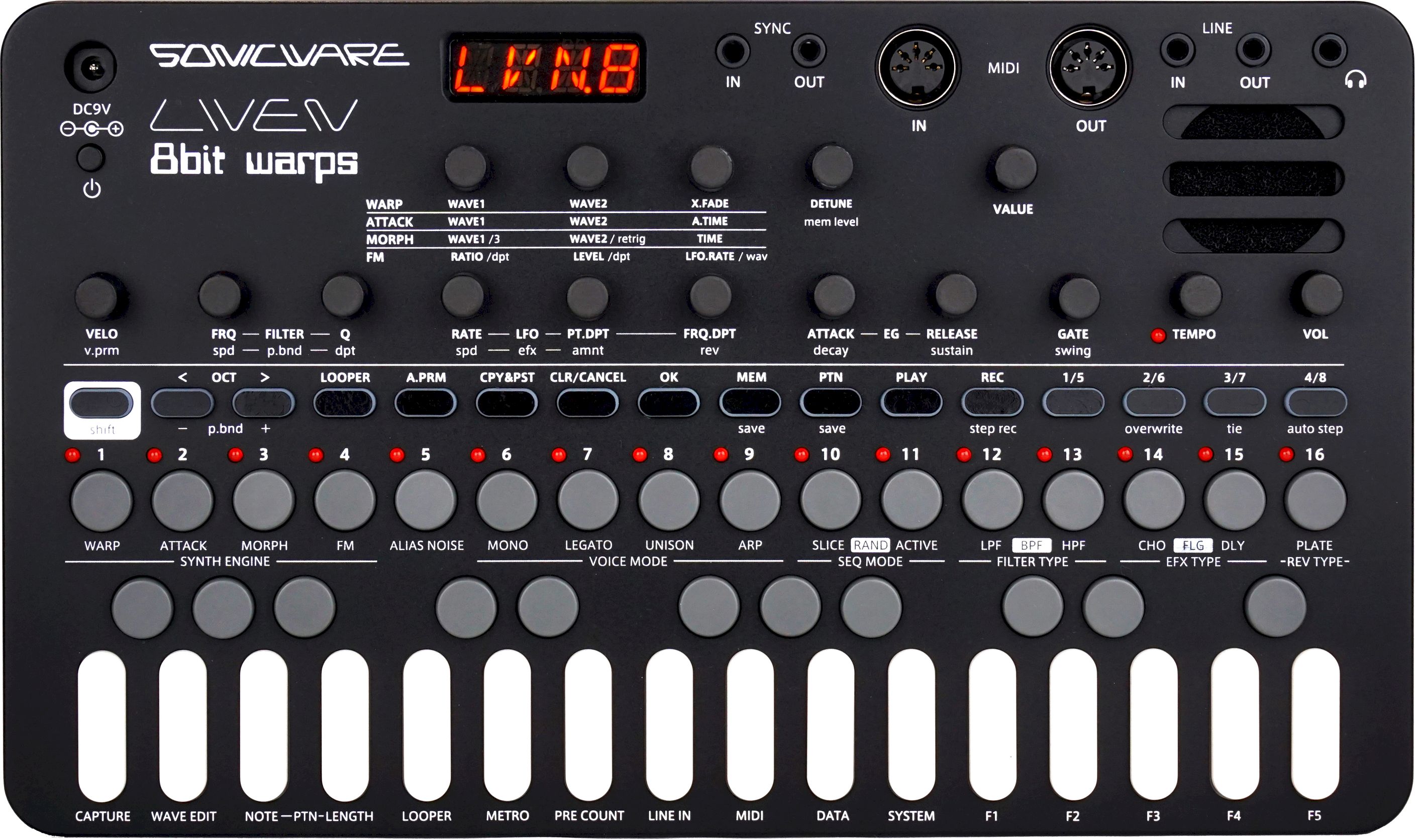 Sonicware LIVEN 8bit warps – Bild 1