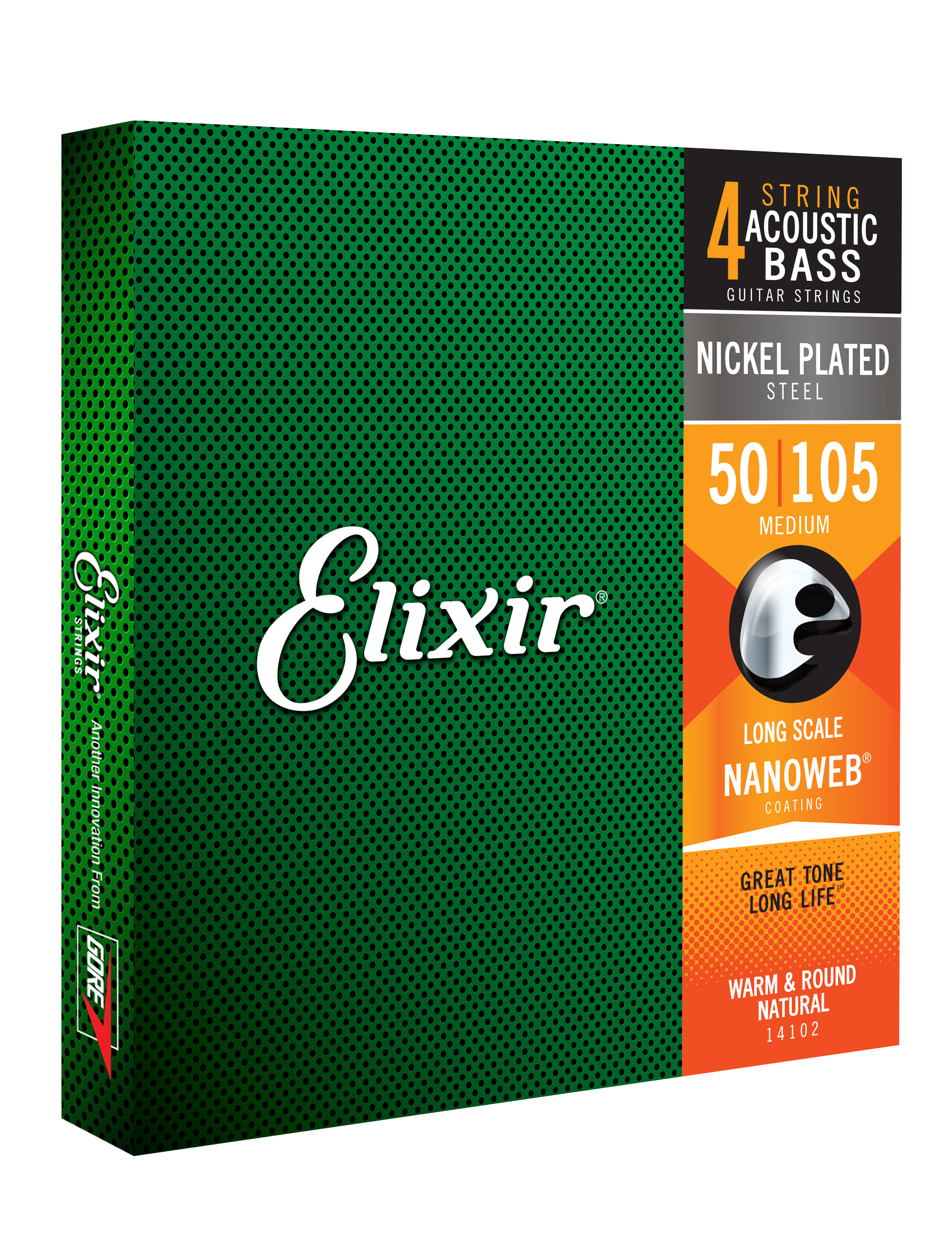 Elixir NanoWeb 14102 Heavy 050-105 E-Bass Saiten – Bild 2