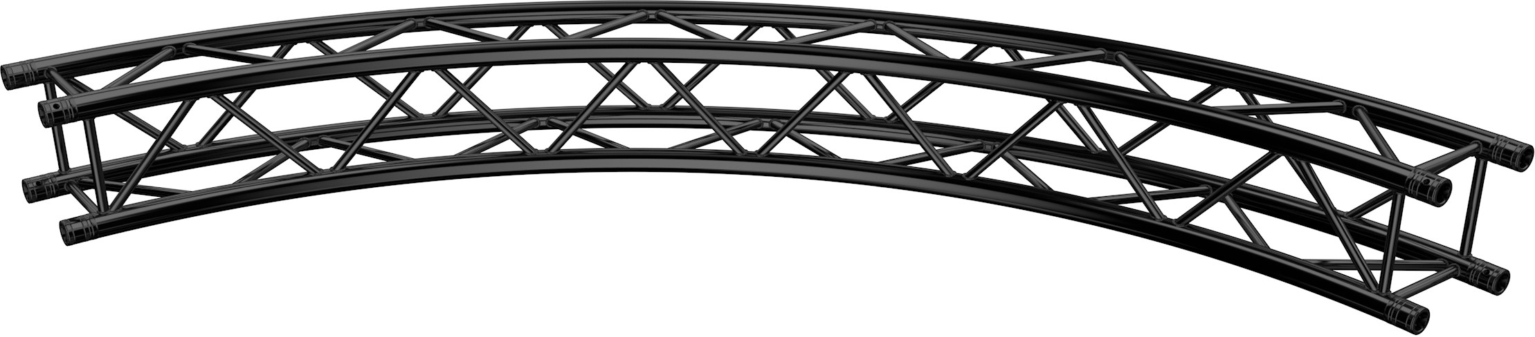 Global Truss F34 Kreisstück für Ø 4,0m 90° stage black