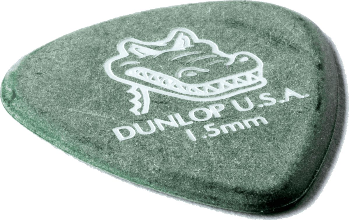 Dunlop Gator picks 1,50mm green 417P150 pack of 12 – Bild 5