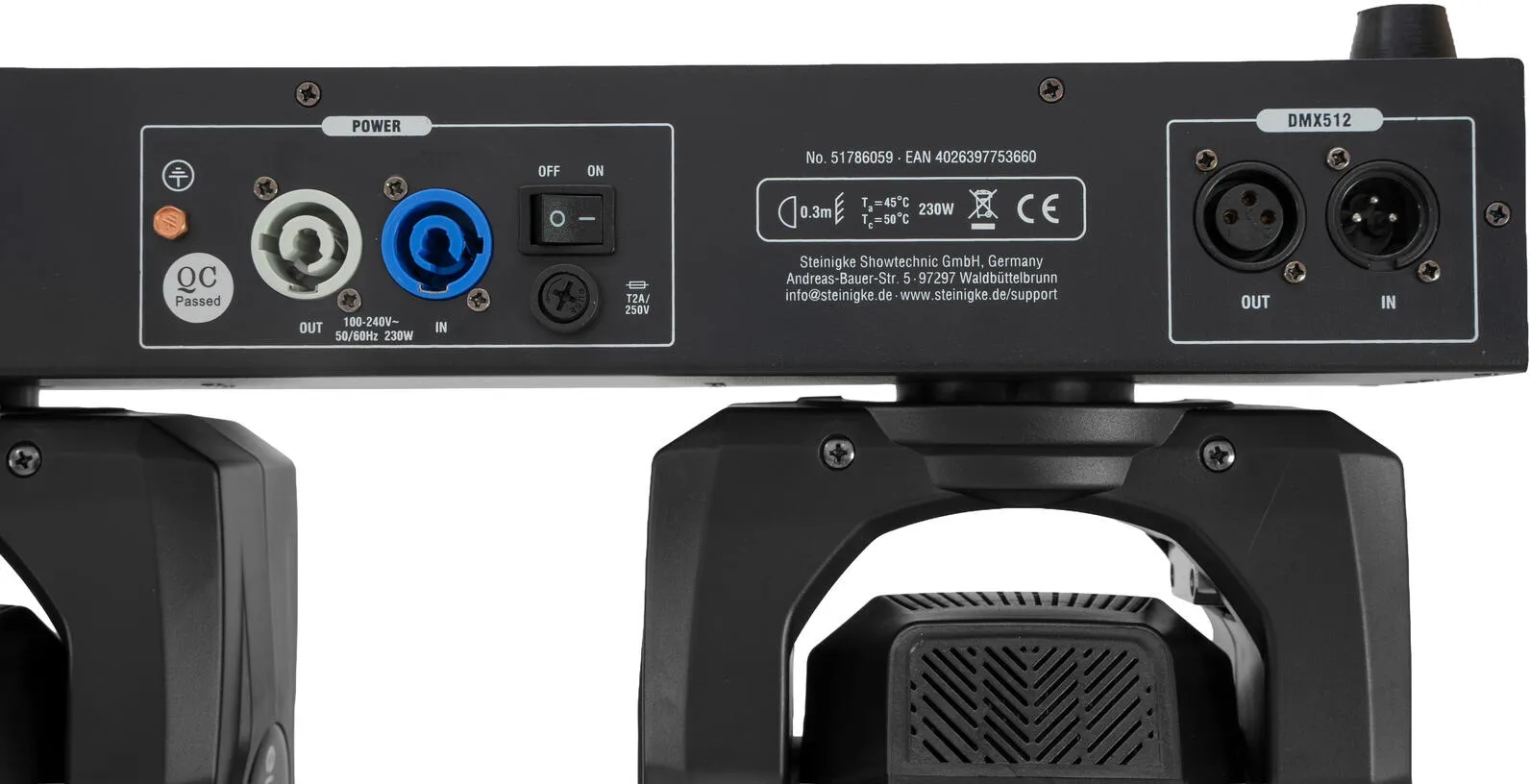 EUROLITE LED TMH Bar B240 Moving-Head Beam + Tasche – Bild 4