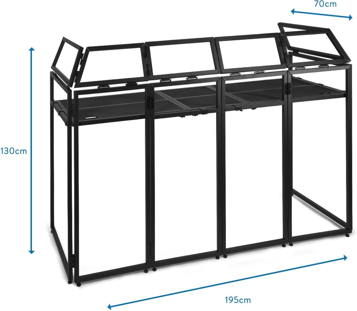 BeamZ DB5 Faltbarer DJ Tisch Large – Bild 4