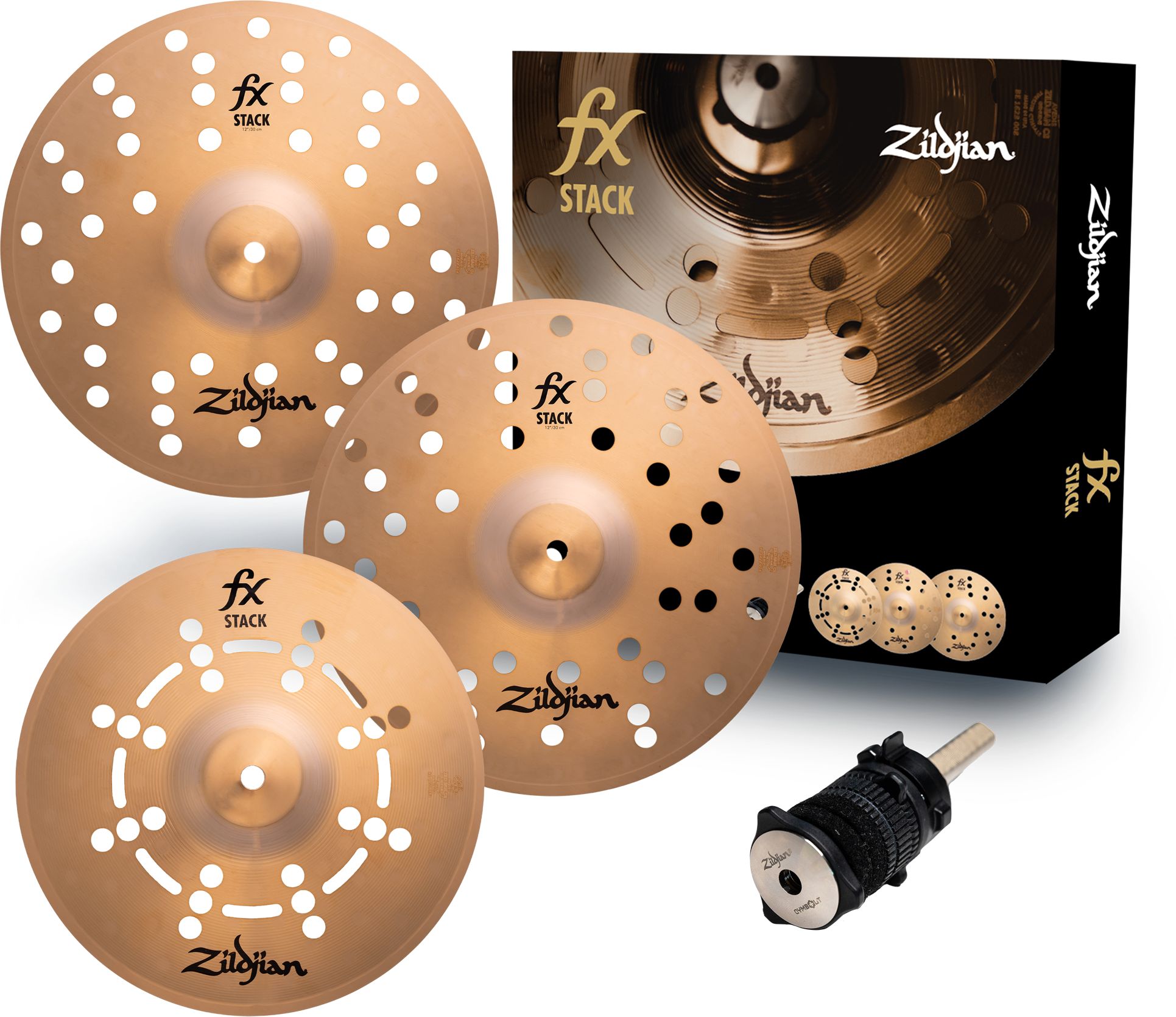 Zildjian ZIFXSTK12 FX Stack 12" inkl. Cymbolt Zildjian ZIFXSTK12 FX Stack 12" inkl. Cymbolt