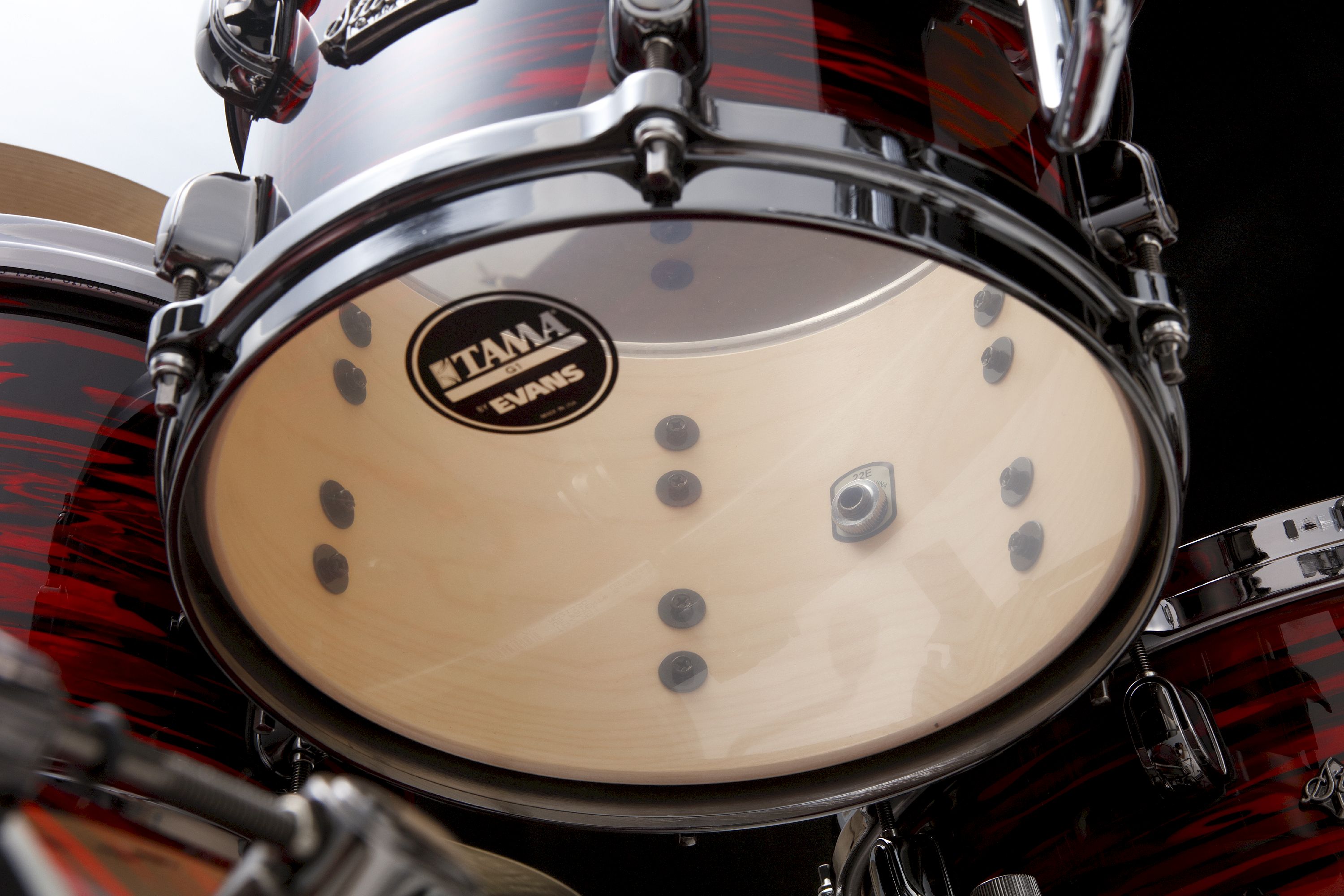 Tama MR42TZBNS-ROY  Starclassic Maple Shell Set 4tlg. - Red Oyster/Black Nickel – Bild 5