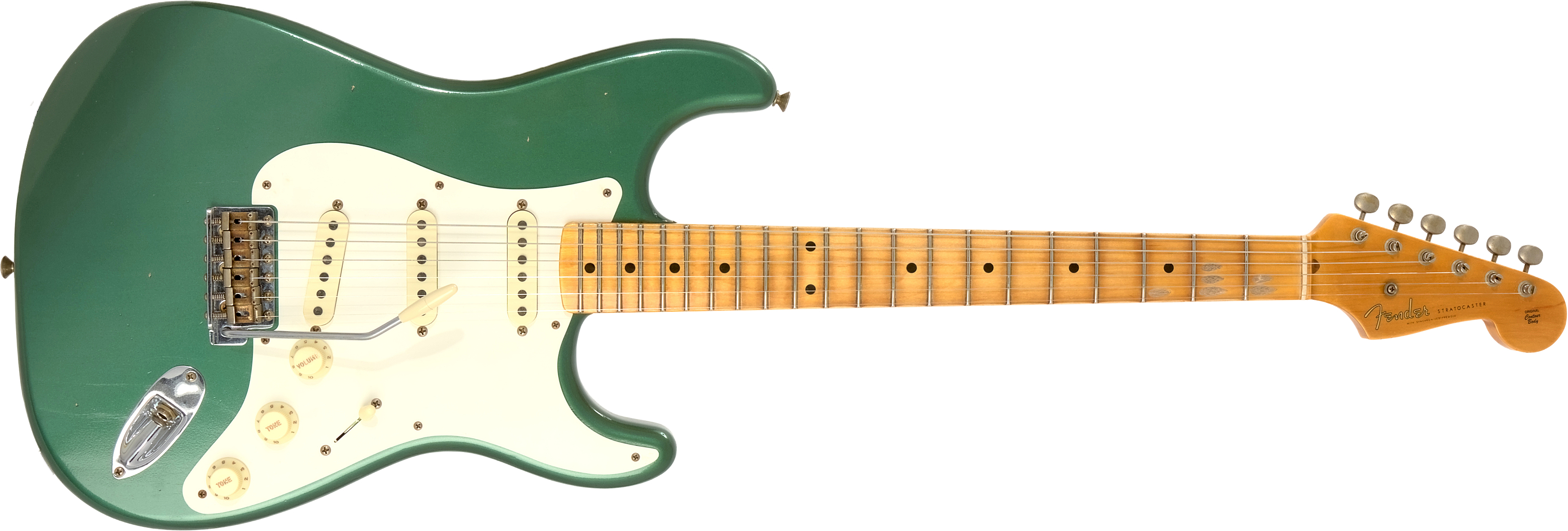 Fender Custom Shop 1956 Stratocaster Journeyman Relic Aged Sherwood Green Metallic – Bild 1