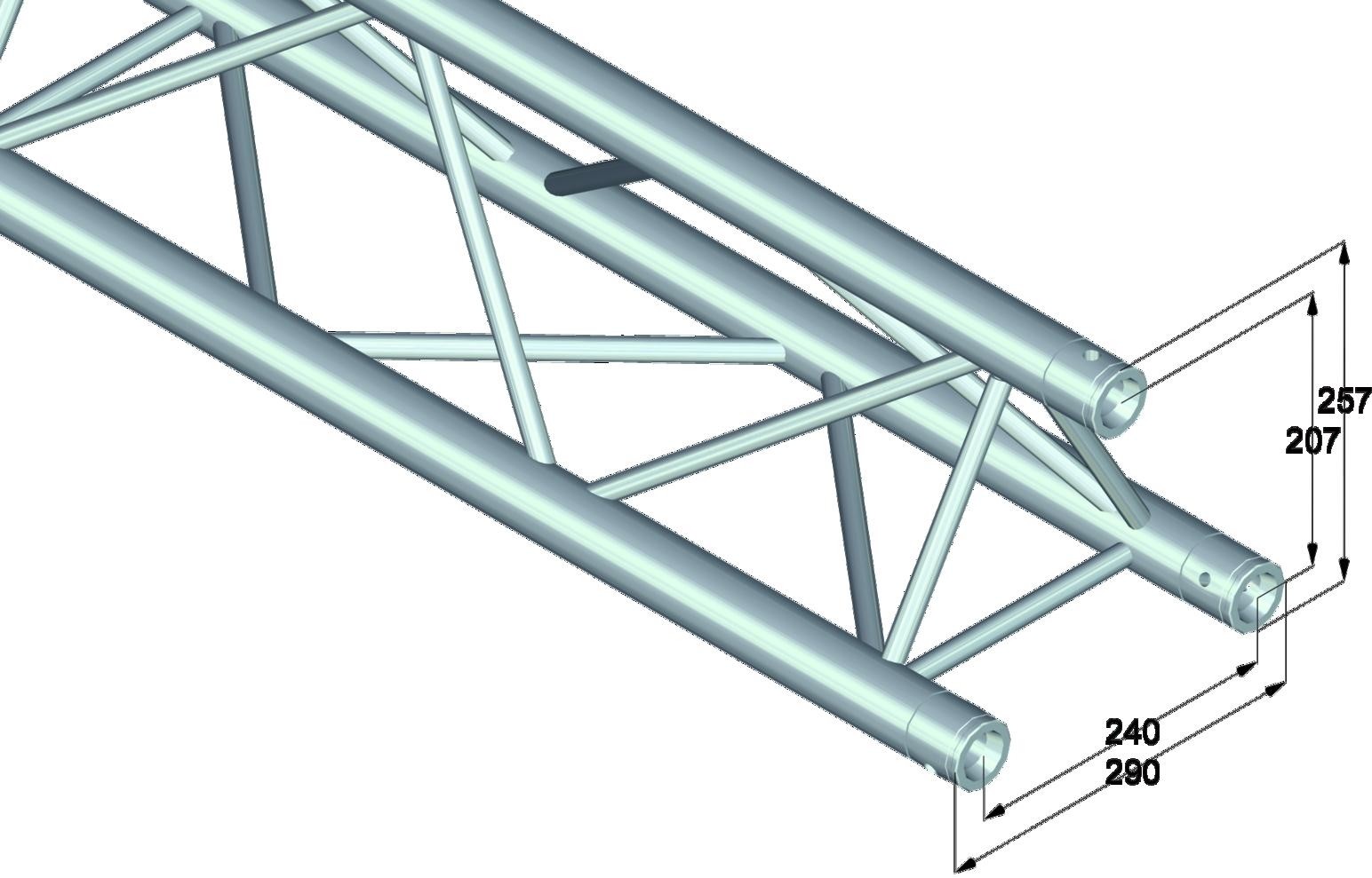 Alutruss TRILOCK 6082-710 3-Punkt-Traverse