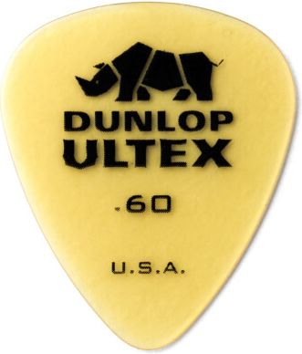 Dunlop Ultex Plektrum 0,60mm gelb 421R60