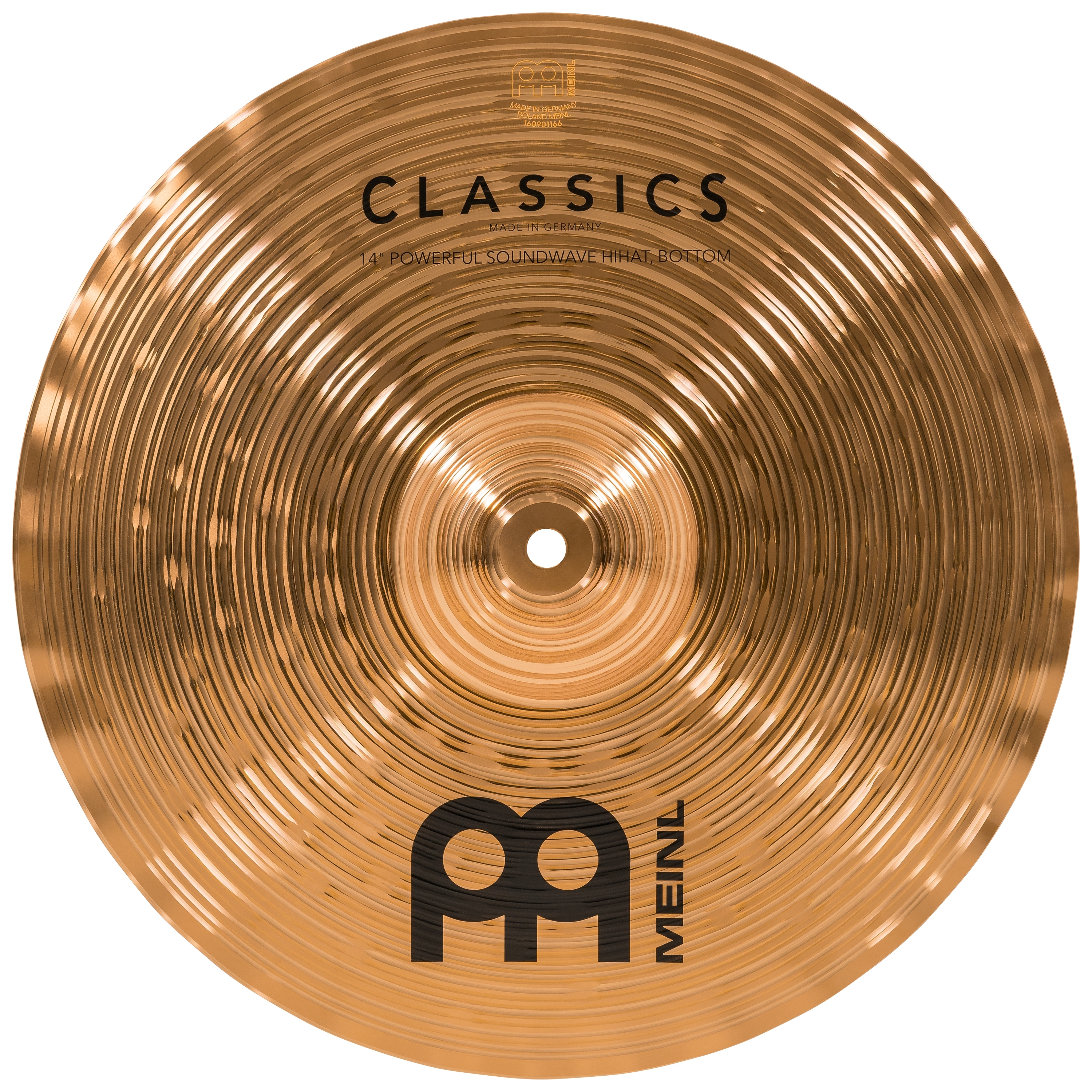 Meinl C14PSW Classics Powerful Soundwave HiHat 14 Meinl C14PSW Classics Powerful Soundwave HiHat 14