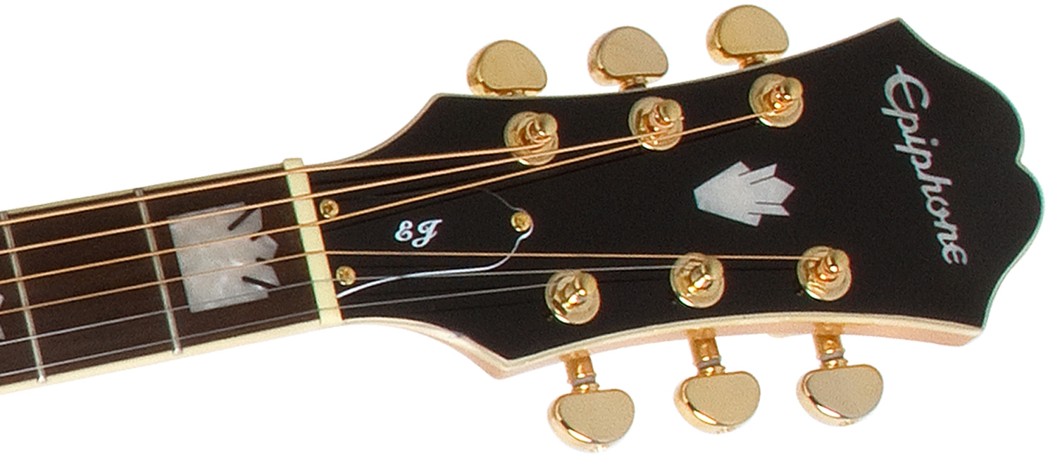 Epiphone J-200 EC Studio Vintage Sunburst – Bild 4