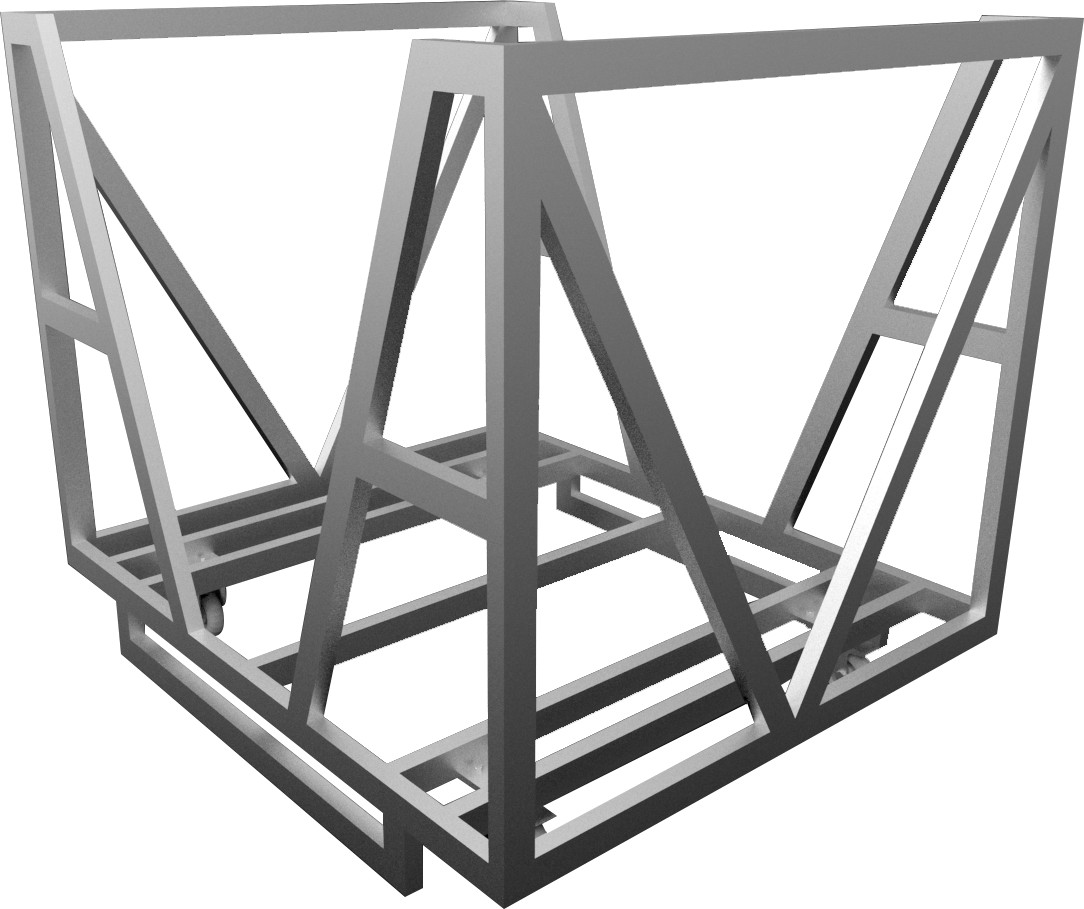 Crash Barrier Dolly für 10 Stück Crash Barrier Dolly für 10 Stück