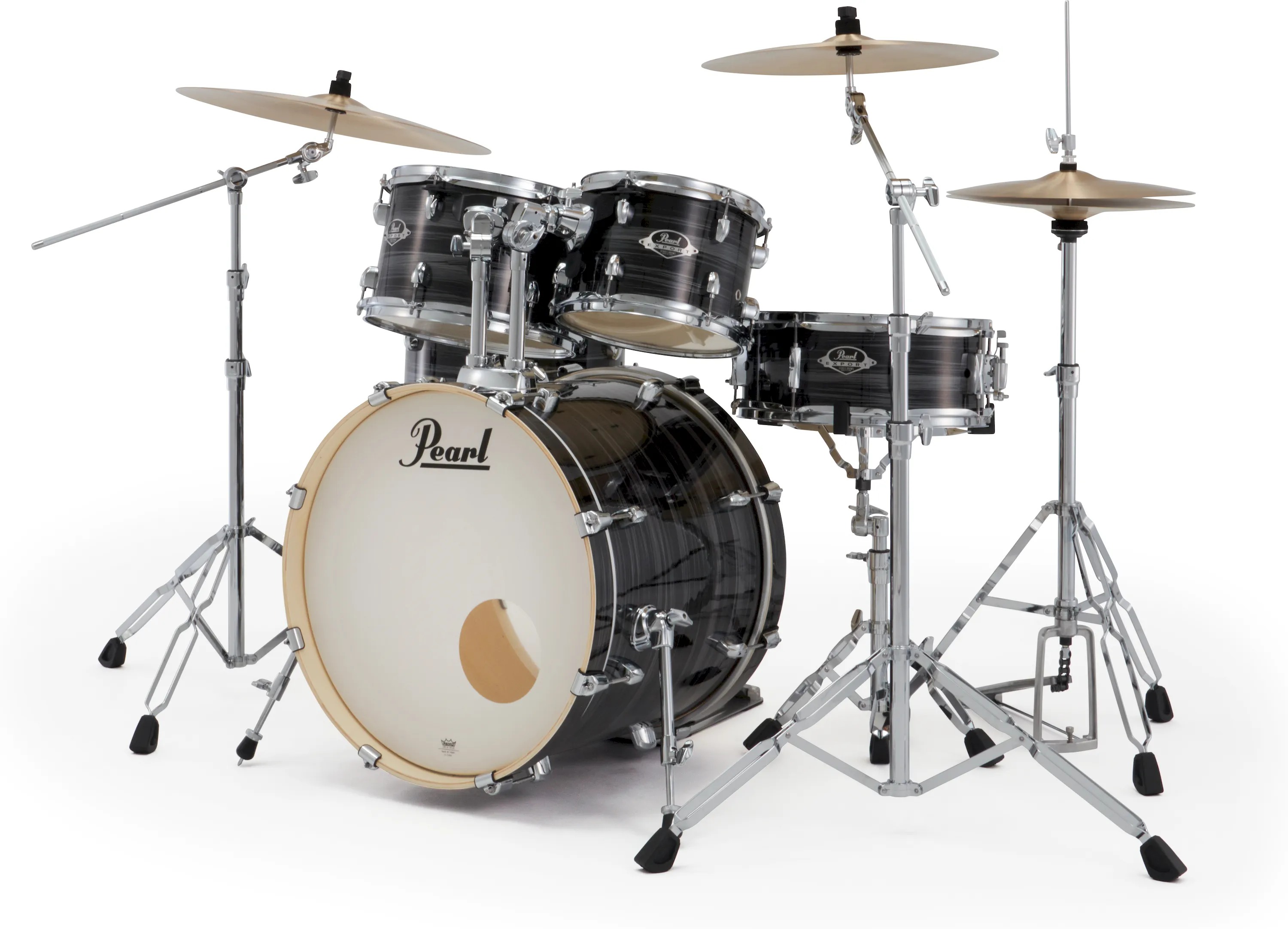 Pearl EXX705NNBR/C778 Export Drumset Graphite Silver Twist/Sabian PX