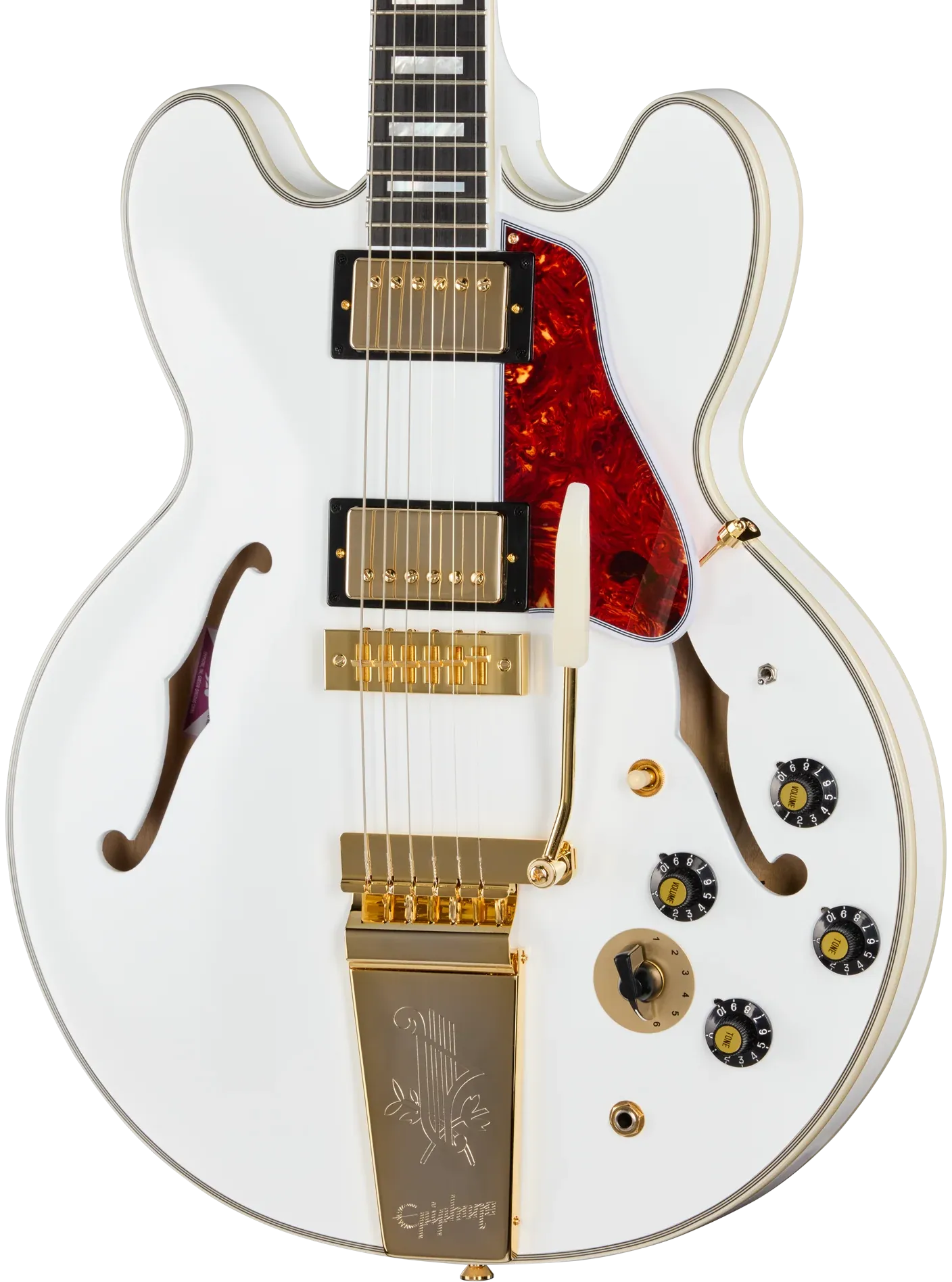 Epiphone ES-355 1976 Reissue Alex Lifeson Alpine White – Bild 3