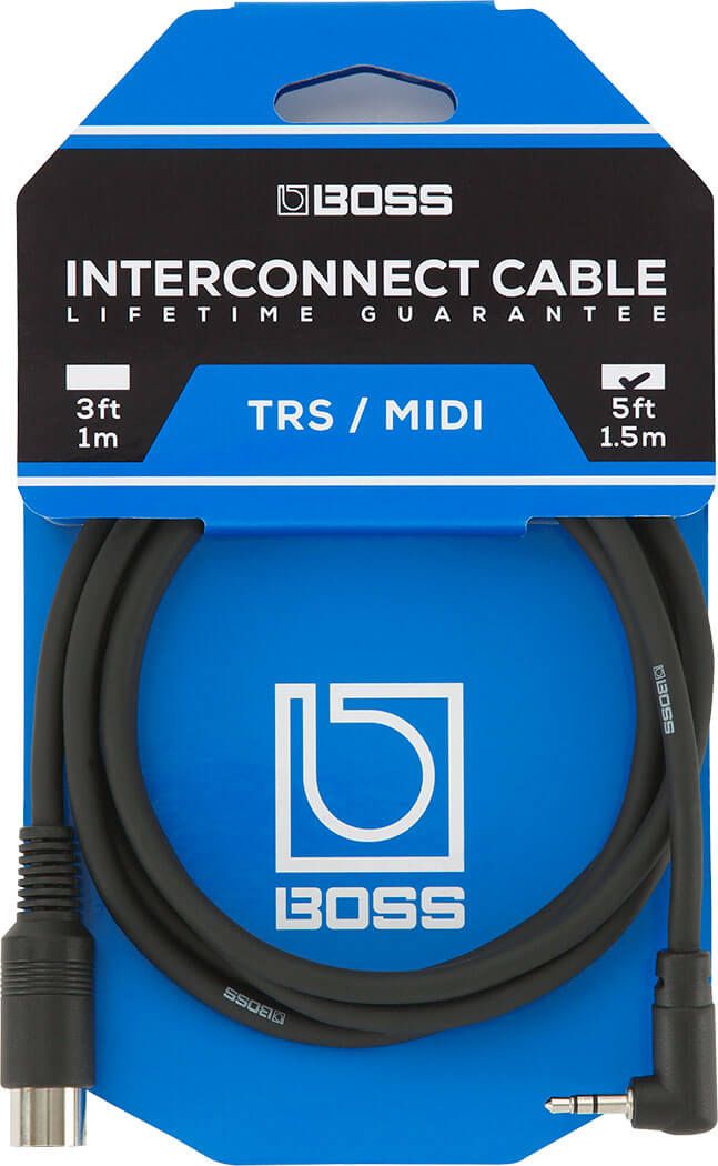 Boss BMIDI-5-35 TRS/MIDI Cable Boss BMIDI-5-35 TRS/MIDI Cable