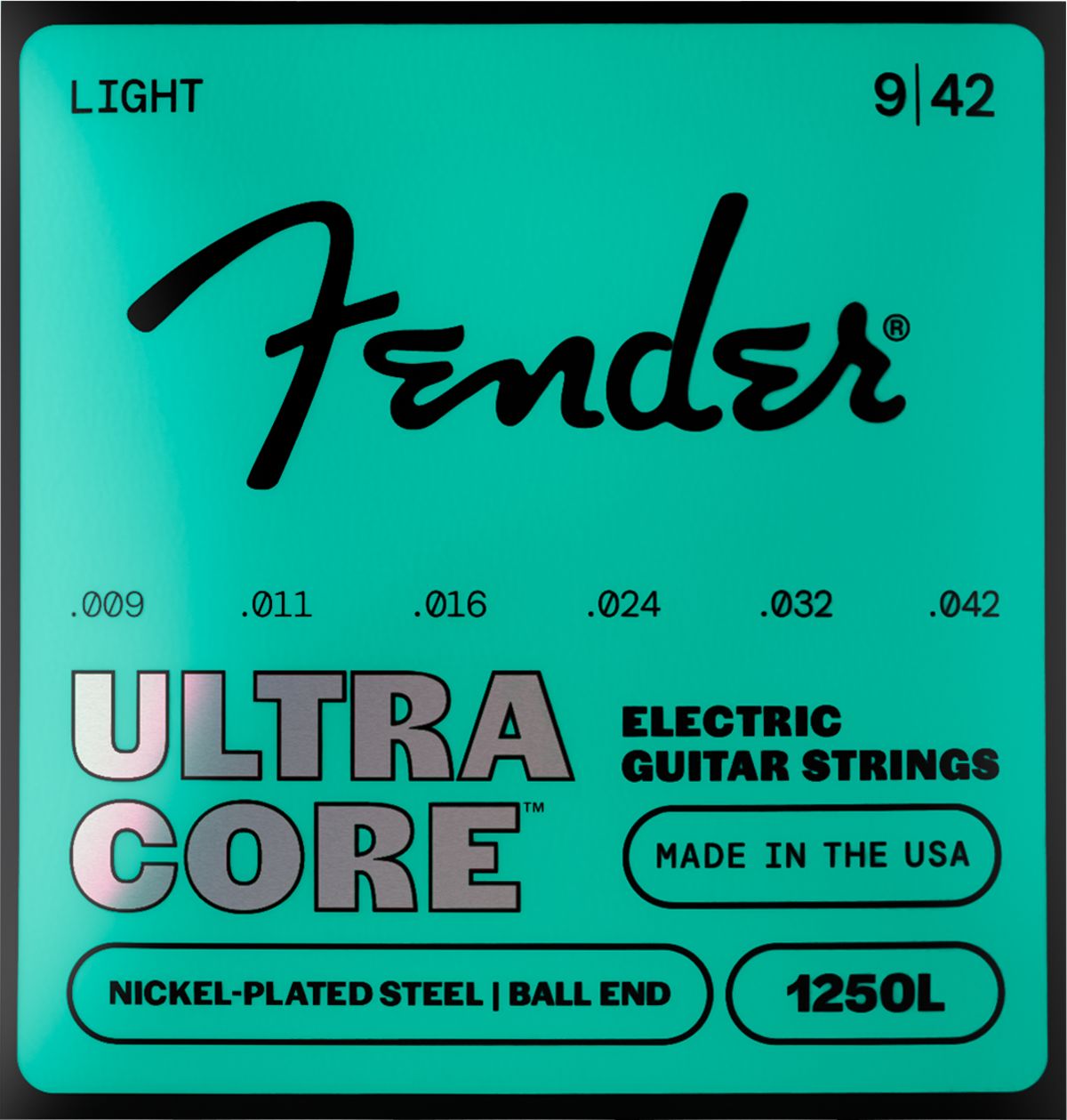Fender Ultracore 1250L E-Guitar Strings Nickel Plated Steel 009-042