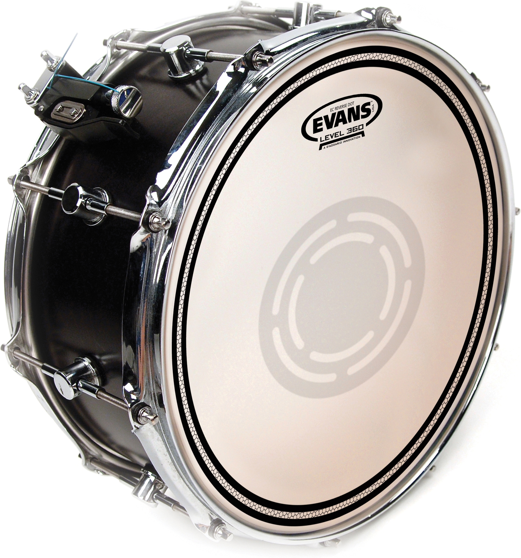 Evans B14ECSRD Edge Control Reverse Dot Snare 14