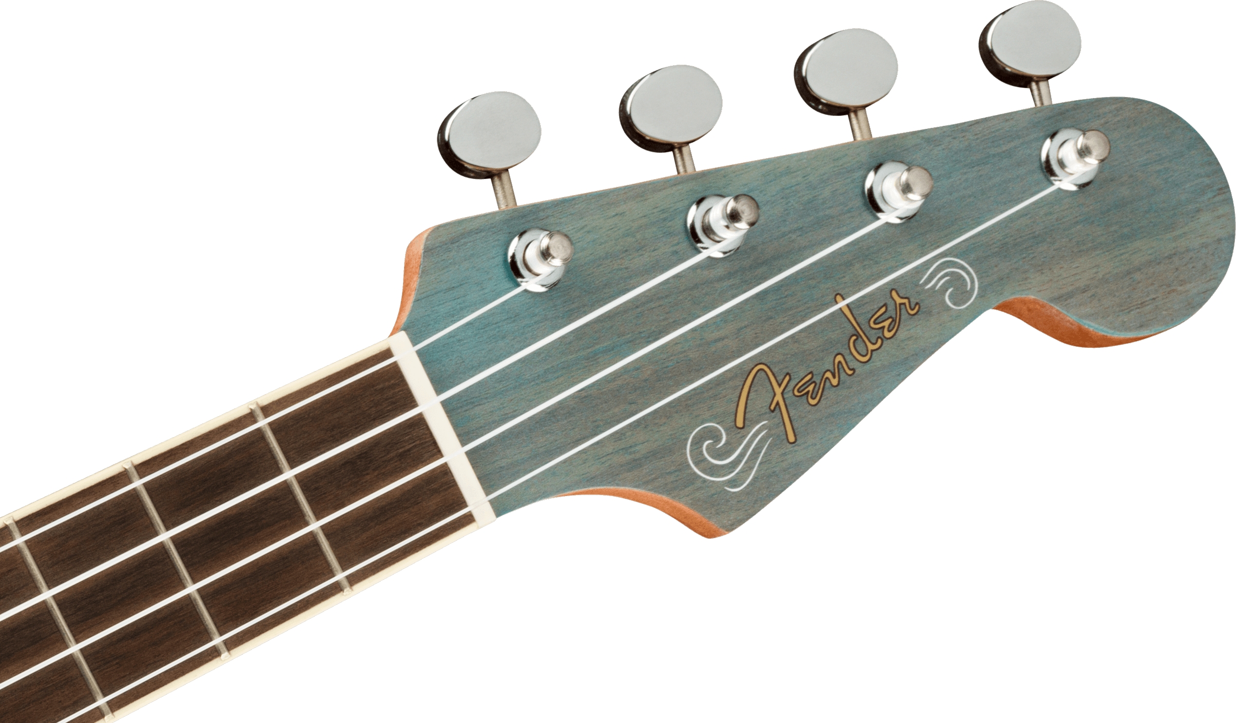 Fender Dhani Harrison Tenor Ukulele Turquoise  – Bild 5