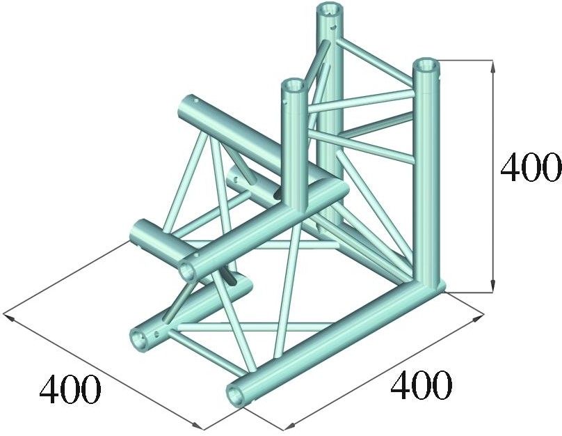Alutruss DECOLOCK DQ3-PAL33 3-Weg Ecke 90° – Bild 3