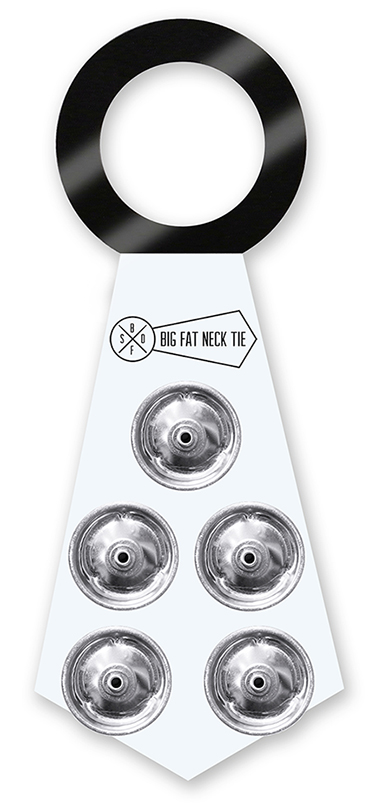 Big Fat Snare Drum Neck Tie BFSDNT