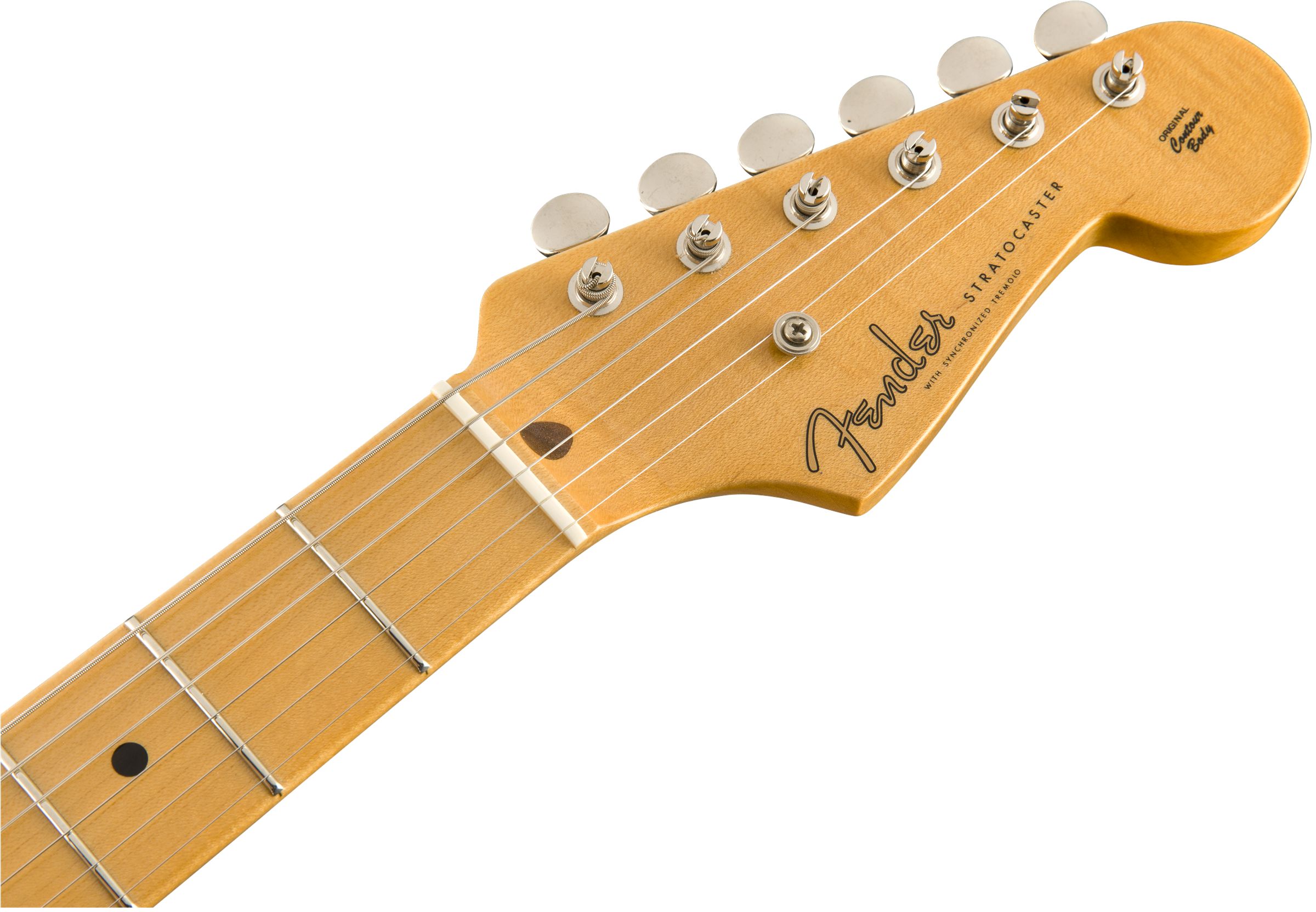 Fender Custom Shop 1955 Vintage Custom Stratocaster NOS Wide-Fade 2-Color Sunburst