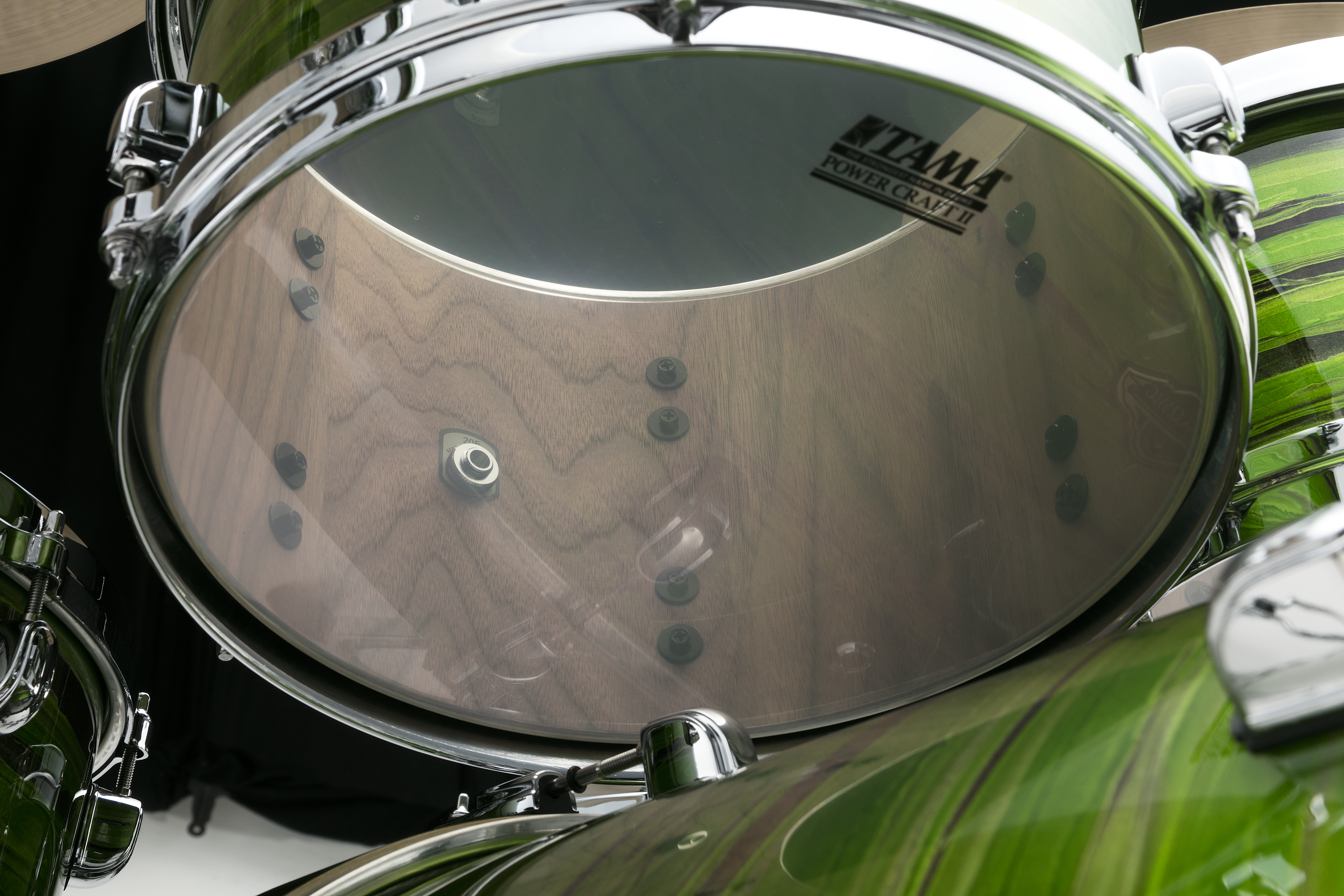 Tama Starcl. Lacquer Walnut/Birch Lacquer Shamrock Oyster 5tlg. – Bild 3