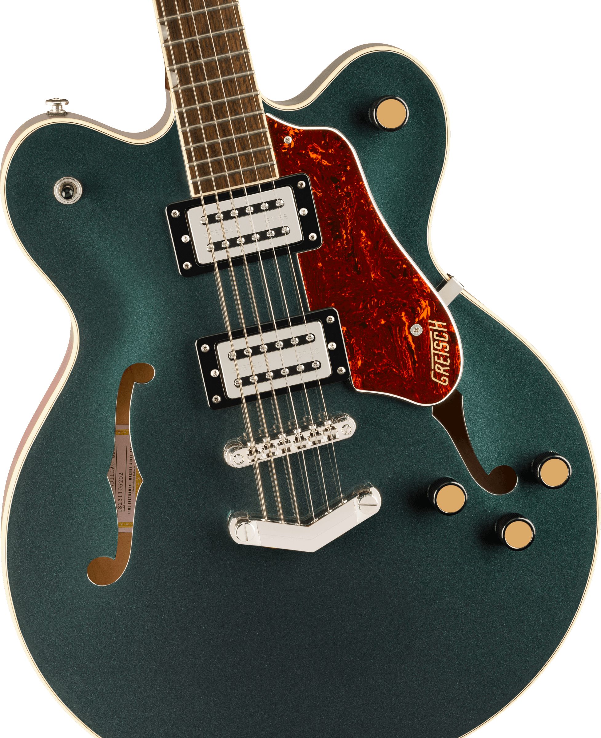 Gretsch G2622 Streamliner Center-Block Double Cutaway V-Stoptail Cadillac Green