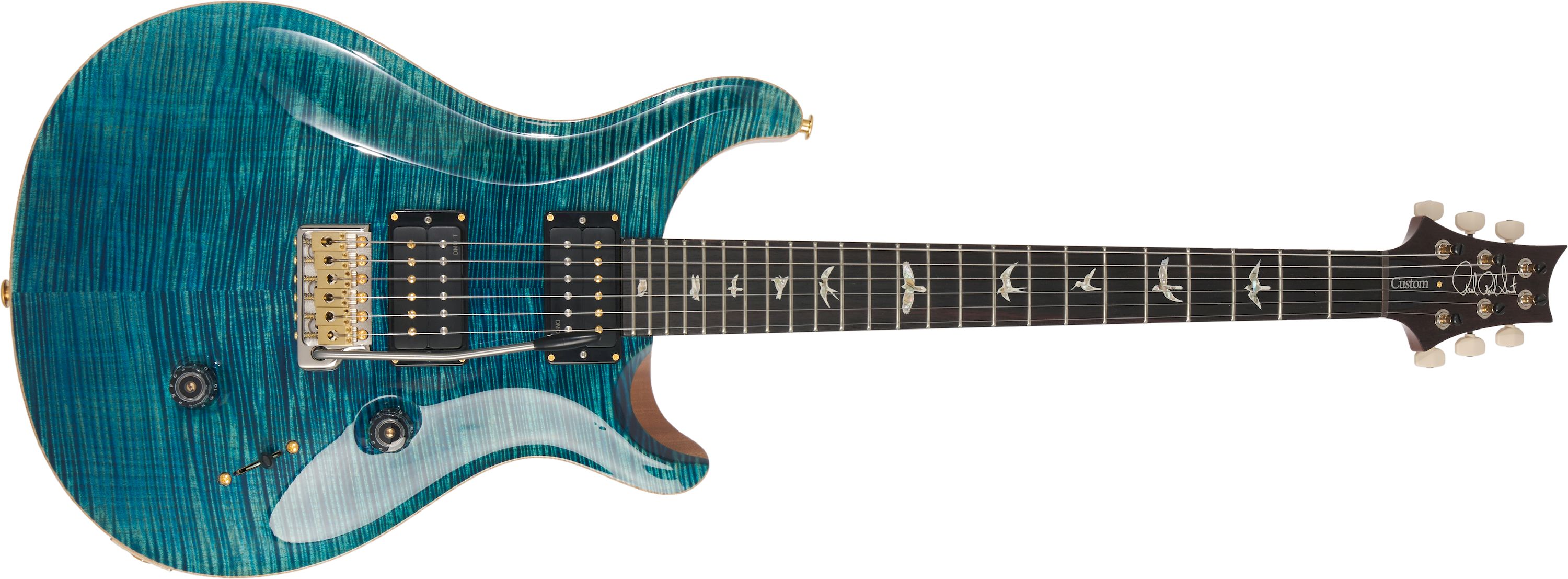 PRS Custom 24 Wood Library Limited Run #13 Arctic Blue