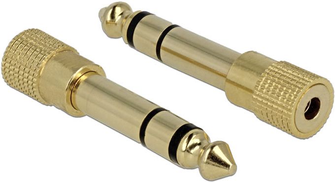 Delock Adapter 6,3mm Stecker > 3,5mm Buchse
