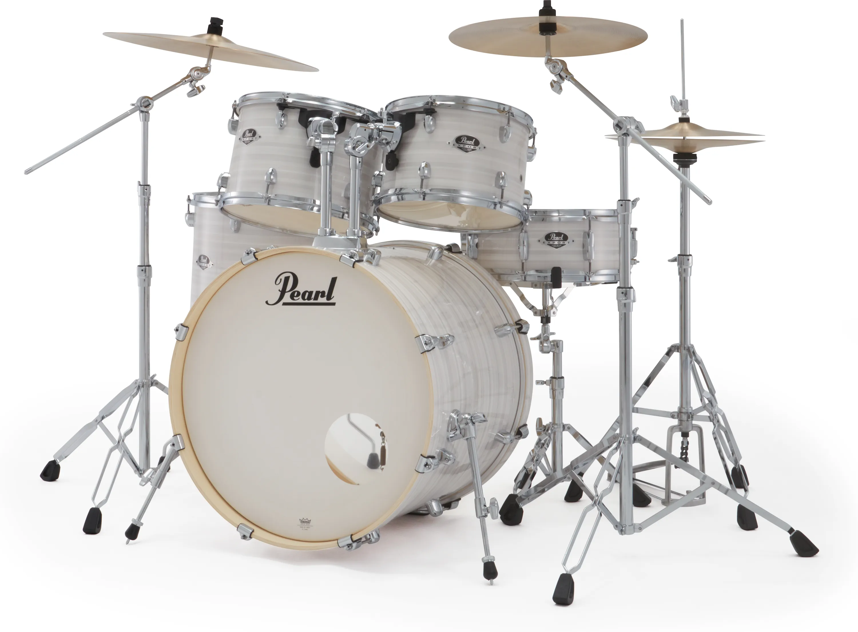 Pearl EXX725NBR/C777 Export Drumset Slipstream White/Sabian PX