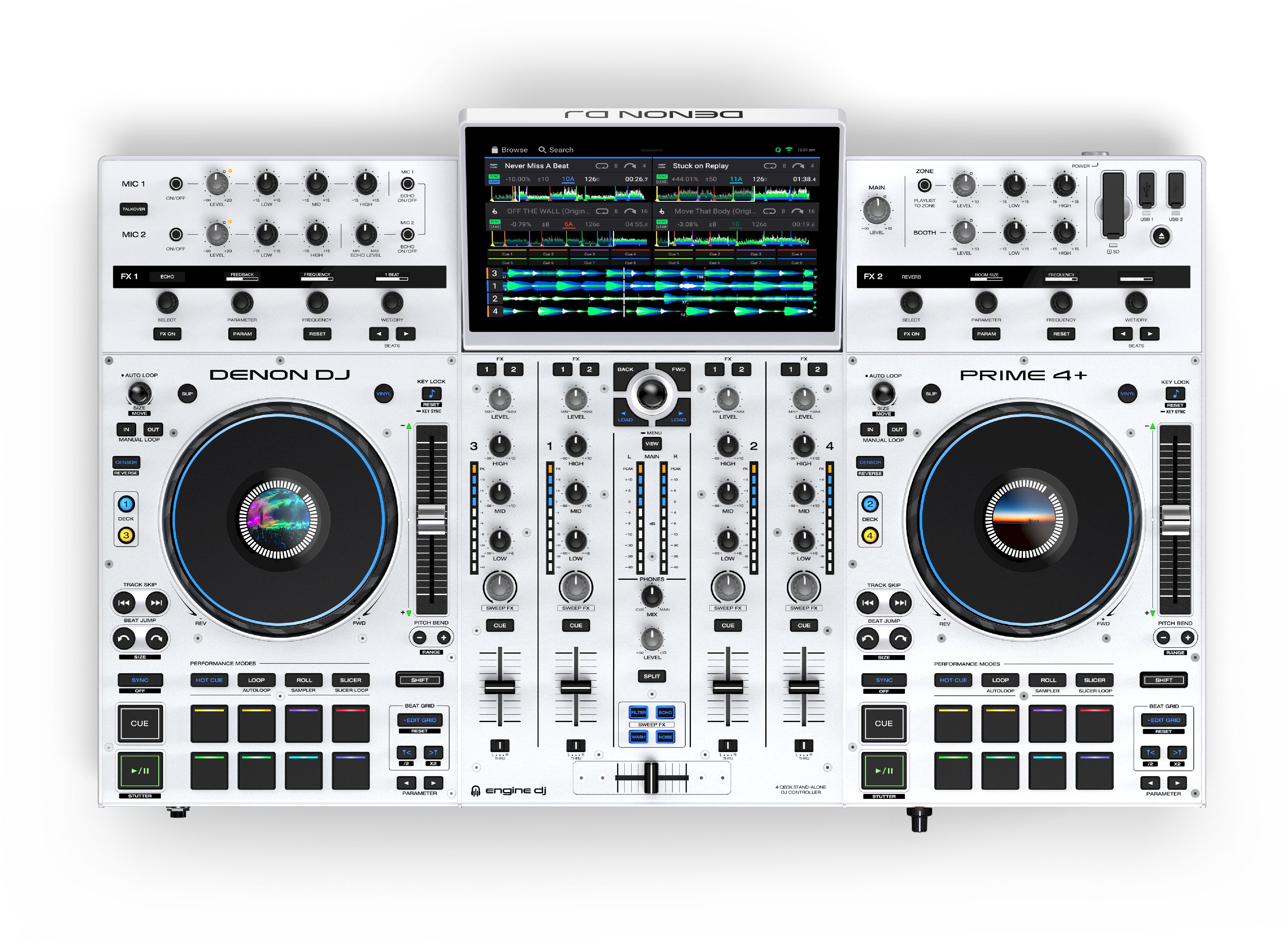 Denon DJ Prime 4+ White