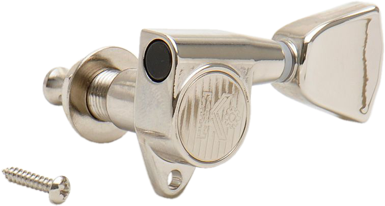 Kluson Mechaniken Round-Backs Tulpenflügel 3/3 nickel Kluson Mechaniken Round-Backs Tulpenflügel 3/3 nickel