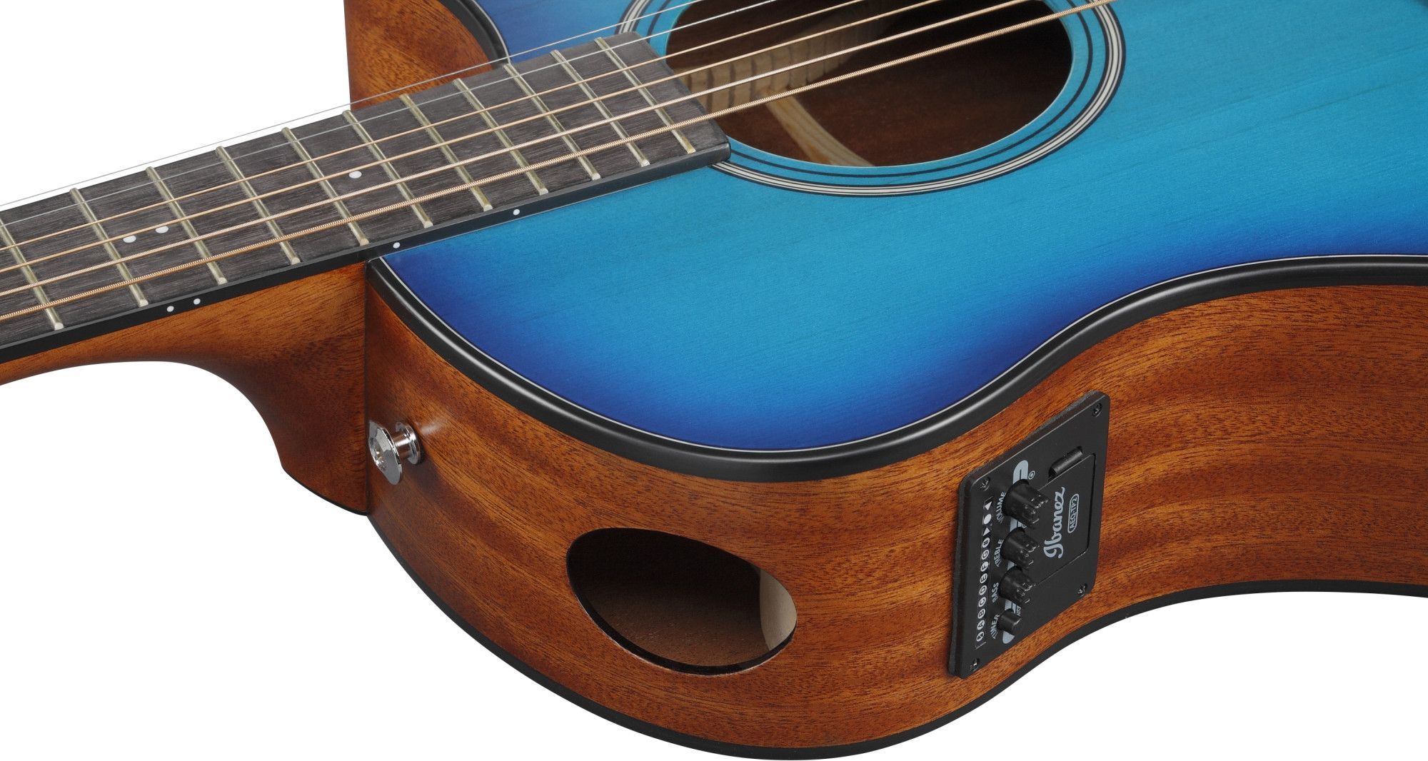 Ibanez AAM50CE-SBO Advanced Acoustic Sapphire Blue Burst  – Bild 10