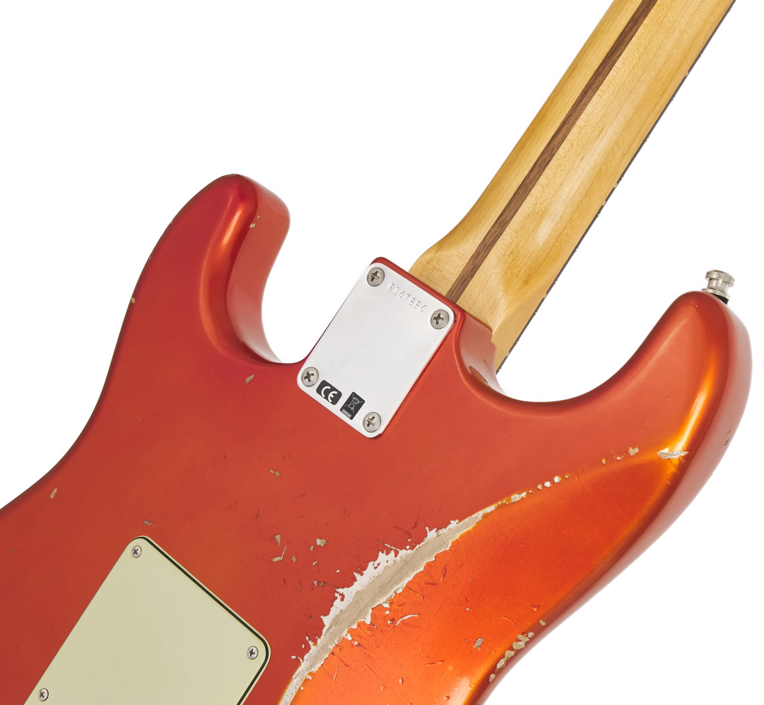 Fender Custom Shop Deluxe HB S-1 Strat Relic Candy Tangerine – Bild 4