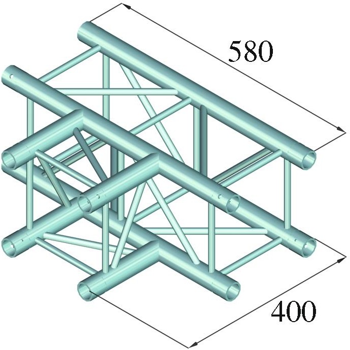 Alutruss DECOLOCK DQ4-PAT35 3-Weg T-Stück 90° – Bild 2