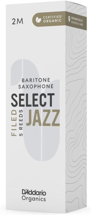 DAddario Woodwinds Organic Sel. Jazz Filed BAR 2M DAddario Woodwinds Organic Sel. Jazz Filed BAR 2M