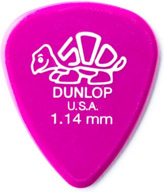 Dunlop Delrin 500 Plektrum 1,14mm Red Magenta 41R114