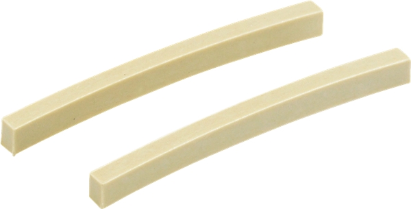 Fender Sattel Melamine Strat/Tele ohne Kerbung 2 Stück
