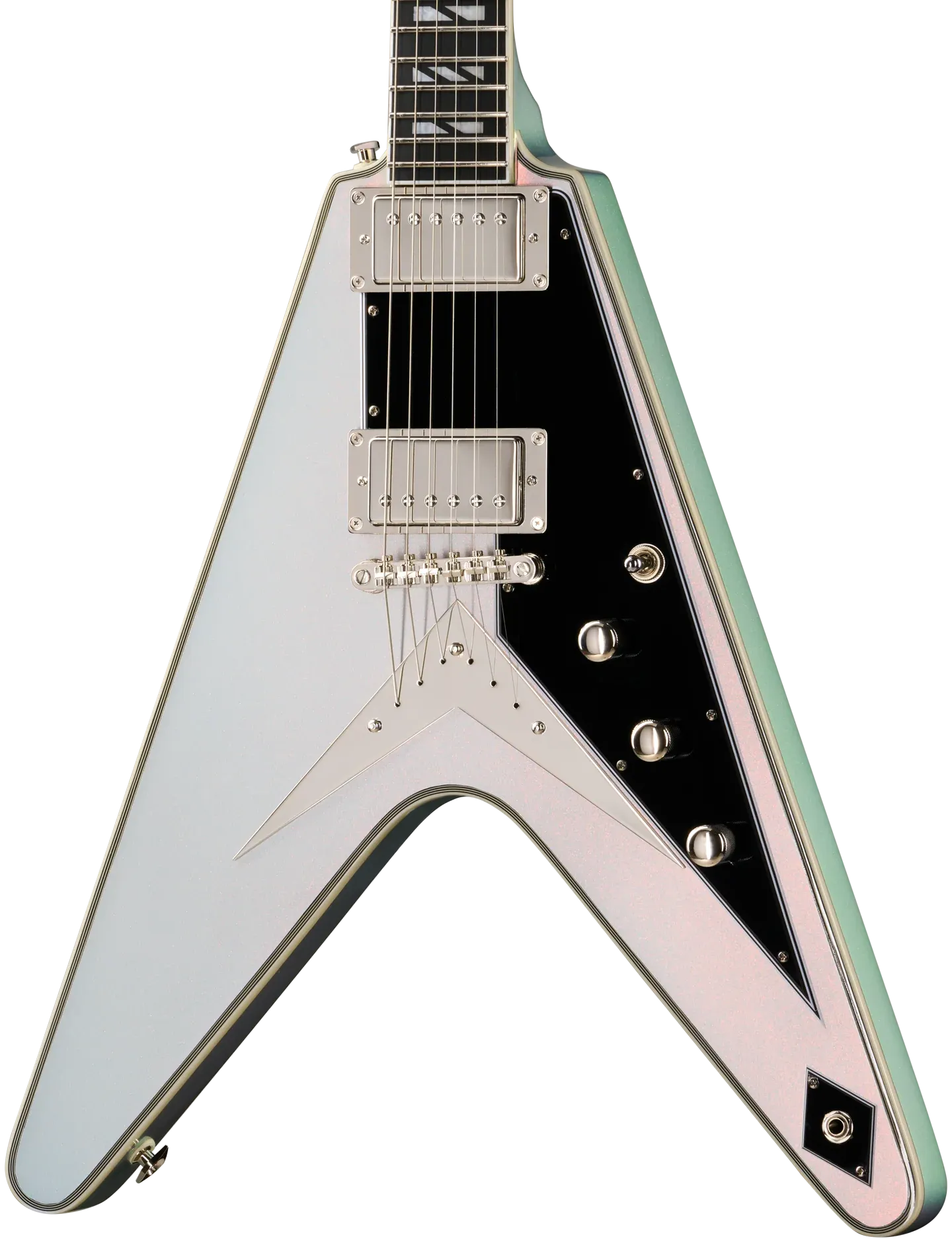 Epiphone Flying V Custom Futura Quicksilver Shift – Bild 3
